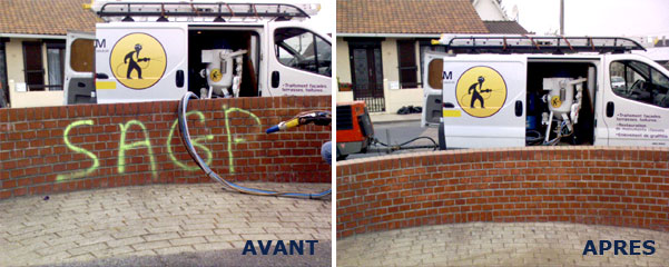 Nettoyage et protection anti-graffiti - Nord Pas-de-Calais